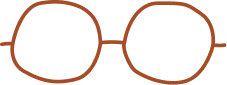 Ilustración de los lentes de Kou